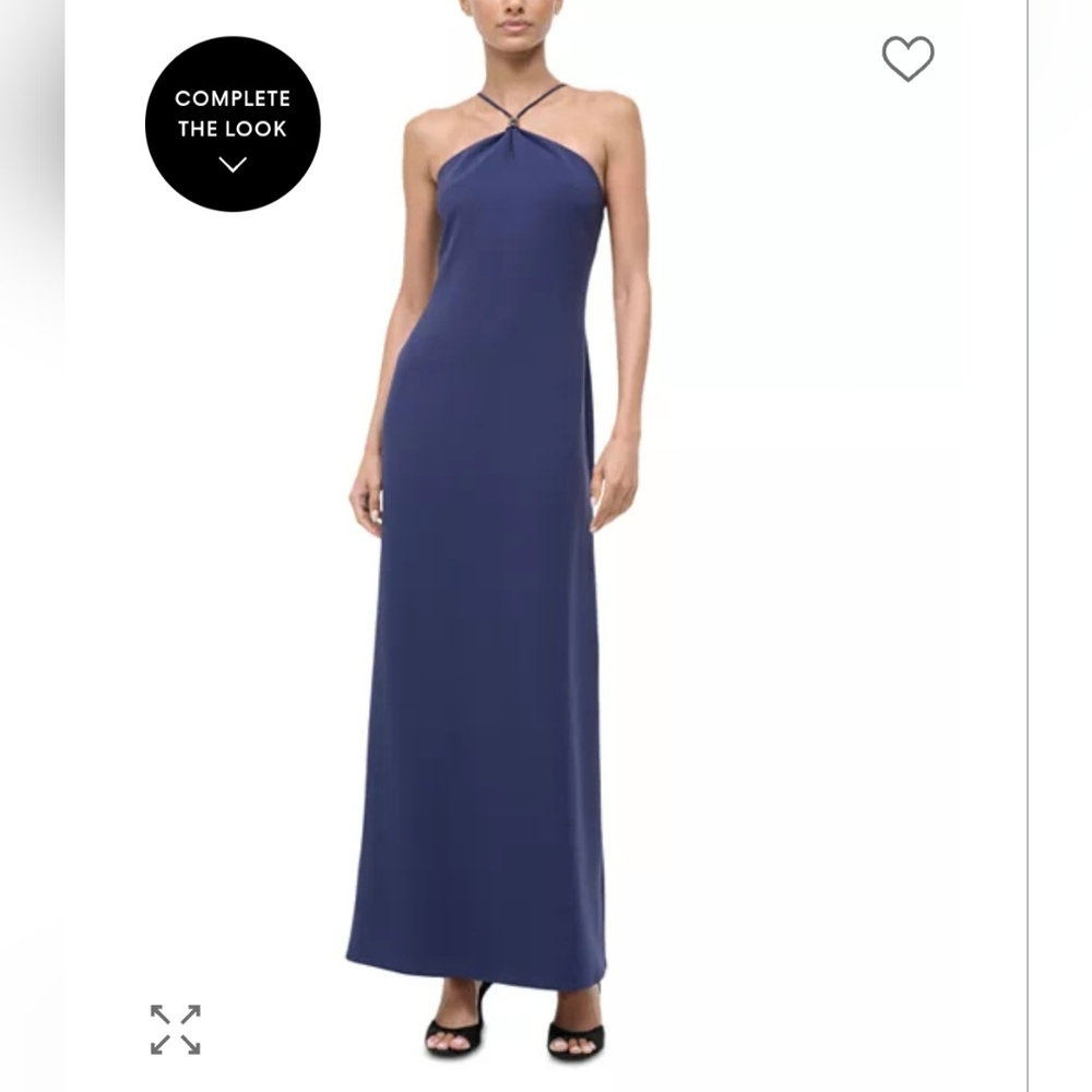 STAUD Calla Dress 2 $550 Soldout In Blue Ivory Color Available